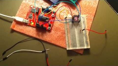 msp430 seven segment display