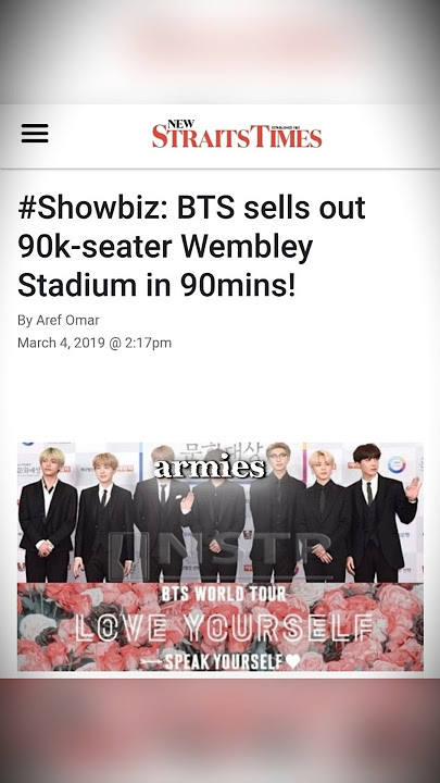 90,000 ARMYs Singing in Korean at Wembley | BTS’ Most Magical Moment Ever!
