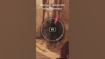 Working on a Generator while eating