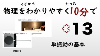 【物理の授業を10分で】#13 単振動の基本【力学】