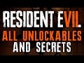 Resident Evil 7 ALL UNLOCKABLES | RE7 Infinite Ammo, X-Ray Glasses, Circular Saw, Toy Shotgun & Axe