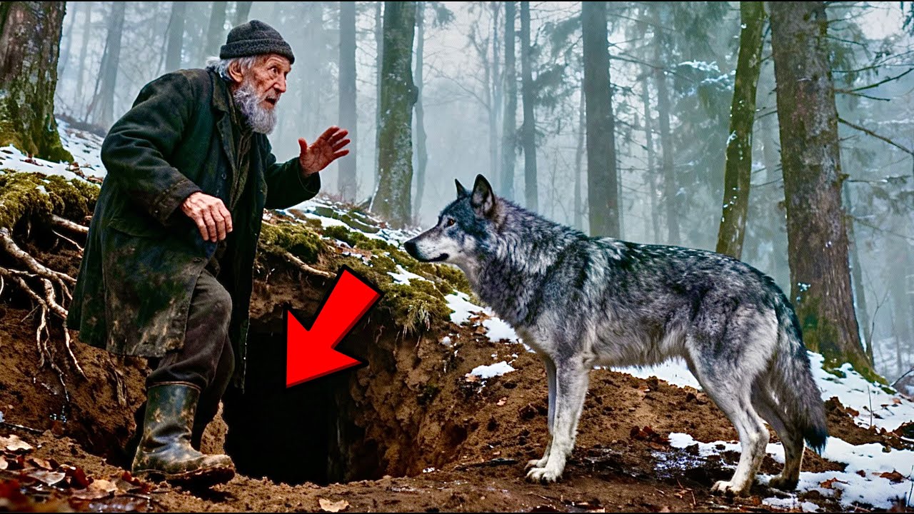 ОГРОМНЫЙ ВОЛК НЕ ПУСКАЛ ЛЕСНИКА В ЗЕМЛЯНКУ... ОКАЗАЛОСЬ, ЧТО ВНУТРИ ПРЯТАЛСЯ ТОТ, КОГО ИСКАЛИ ВСЕ!