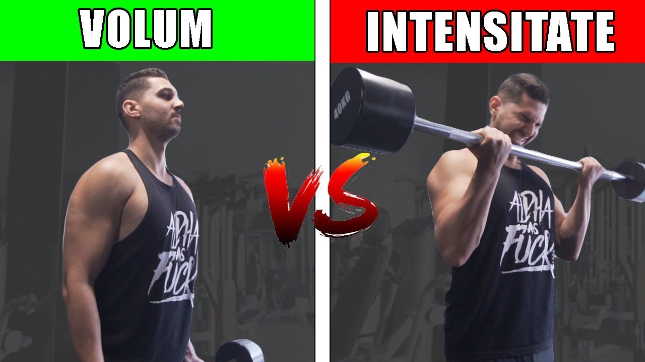 Volumul VS Intensitatea - Care este cea mai importantă pentru Creșterea în Masă Musculară?!