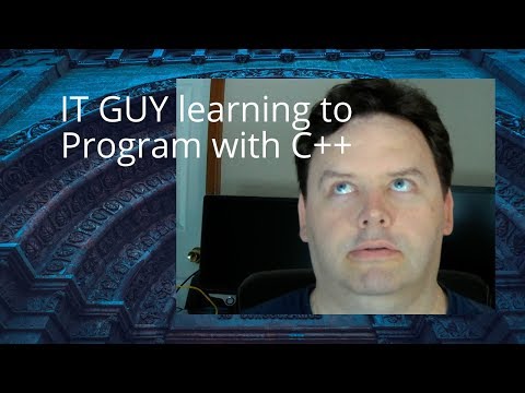 IT GUY learning to code for the first time using C++  #getajobinit