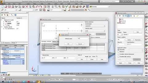 English   Autodesk Robot Structural analysis Professional   Span Road Bridge with a Moving Load
