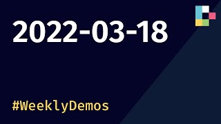 Deephaven Developer Demo 2022-03-18