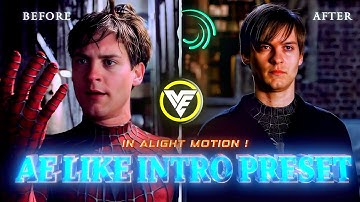 Ae Like Intro In Alightmotion (+preset) || Mayank editz79