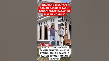 kang dedi mulyadi❗️ debcolebtor tagih utang bapak ini ngamuk