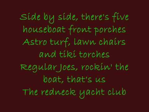 redneck yacht club chords and lyrics