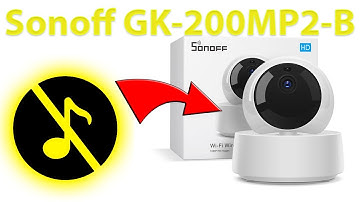 Cutting the sound of the Sonoff GK-200MP2-B