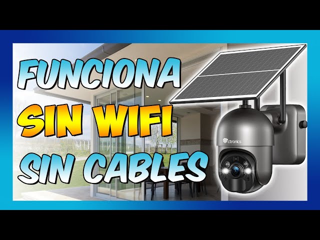 😱 360 ¡SIN CABLES y SIN WIFI! Cámara de Seguridad donde quieras