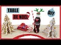 5 DIY IDÉES DÉCORATION TABLE DE NOEL TUTO EN FRANÇAIS