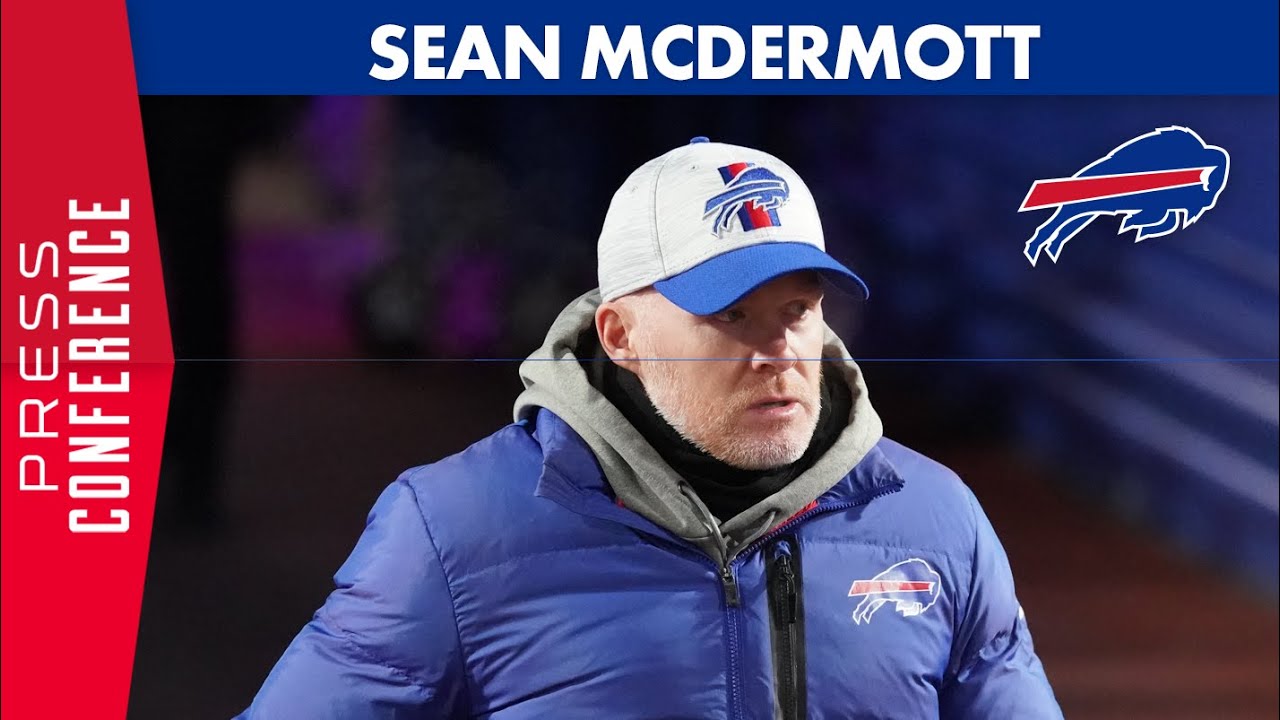 Head Coach Sean McDermott Following 47-17 Win Over New England Patriots |  Buffalo Bills - YouTube