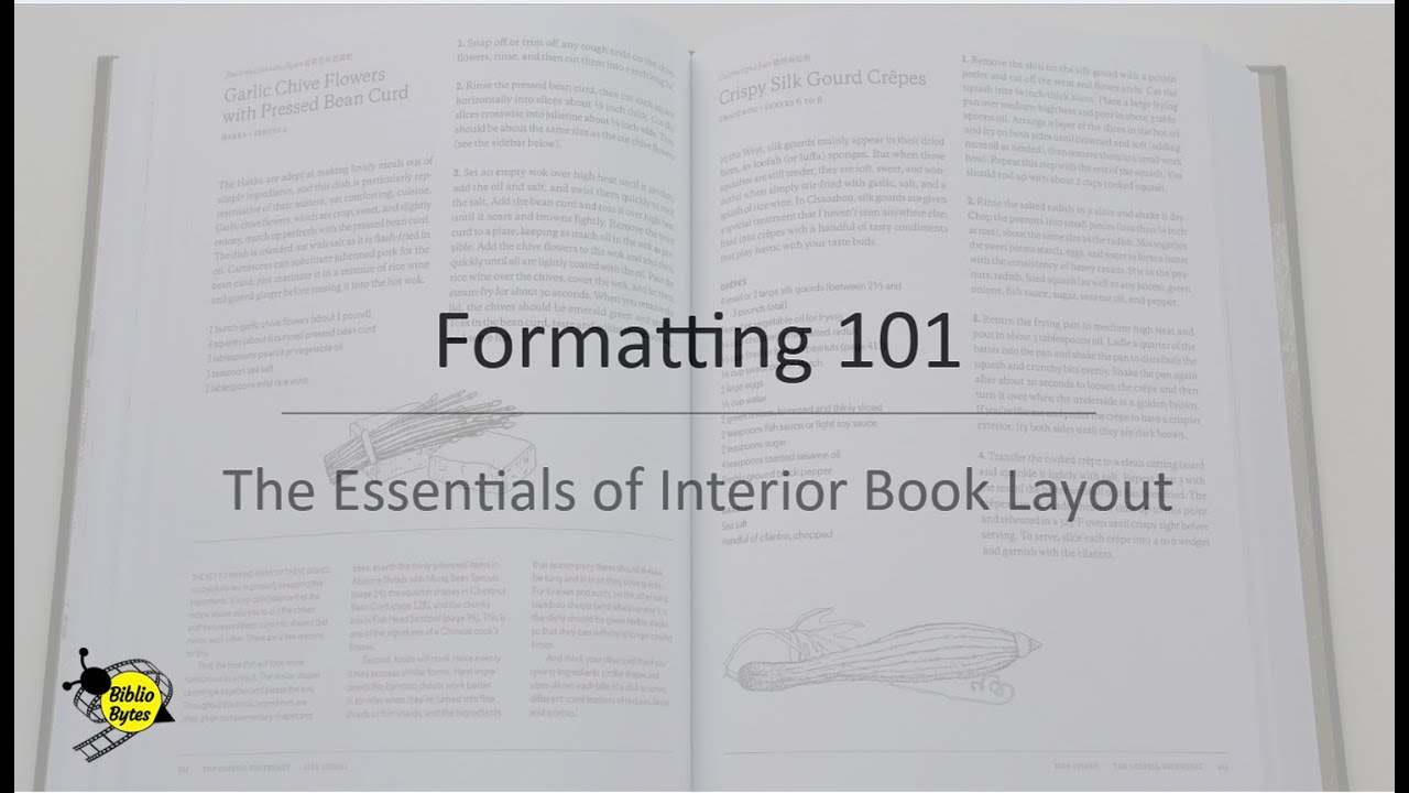 Formatting 101: The Essentials of Interior Book Layout - YouTube
