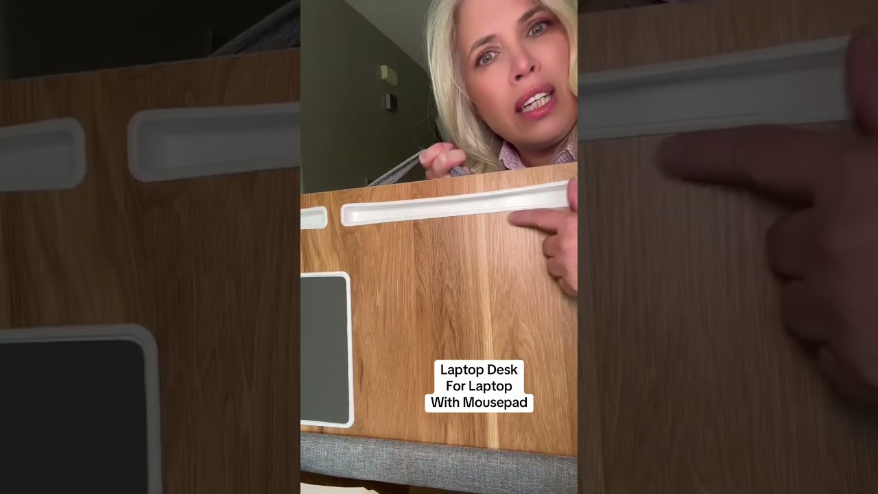 Lets be productive AND comfortable, shall we? Yes! This lap desk for laptop with mousepad built in