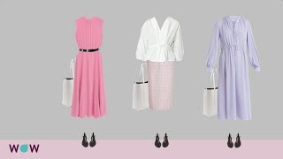 Dresses \& skirts capsule wardrobe: 26 summer outfit ideas.