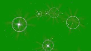 Green Screen Sparkle Particles Flying Effect Animated Chrome Key Footage Футаж полет Блеск Эффект