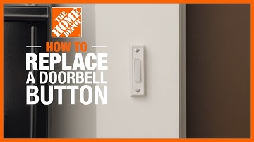 How to Replace a Doorbell Button | DIY Electrical Projects | The Home Depot