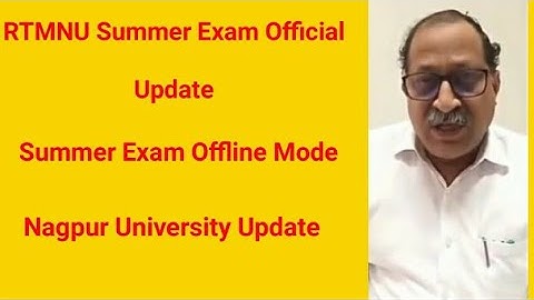 University Exam Letest Update | RTMNU New Update || Summer 2022 Offline Exam || MCQ pattern ||