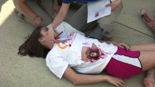 Ida V. Moffett School of Nursing Disaster Simulation