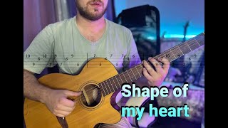 картинка: Как играть Sting - Shape of My Heart на гитаре | Детальный разбор!