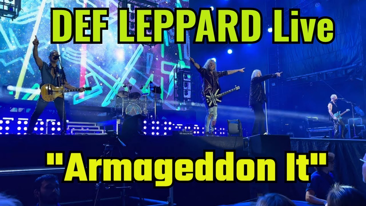 Def Leppard performs "Armageddon It" in San Antonio. - YouTube