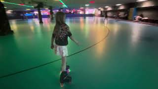 Stella skating at roller land