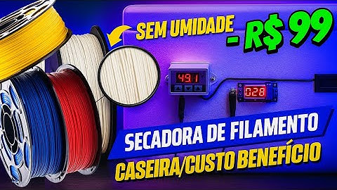 Secadora de Filamento custo benéfico a MAIS BARATA que Funciona! 🐔 com peças de galinheiro
