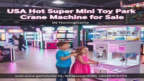 Top 4-Player Coin Operated Claw Machine | Mini Toy Park Metal Crane Arcade Game by HomingGame