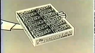 VINTAGE LATE 50's SNICKERS ANIMATED CANDY COMMERCIAL
