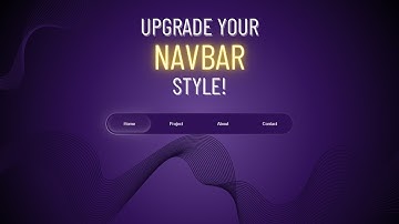 🚀 Upgrade Your Navbar with a Futuristic Glassmorphism Effect!