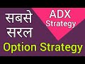 ADX Strategy 💥 Best Option Strategy | Best Weekly Expiry Strategy #StockMarket Basics for Beginners