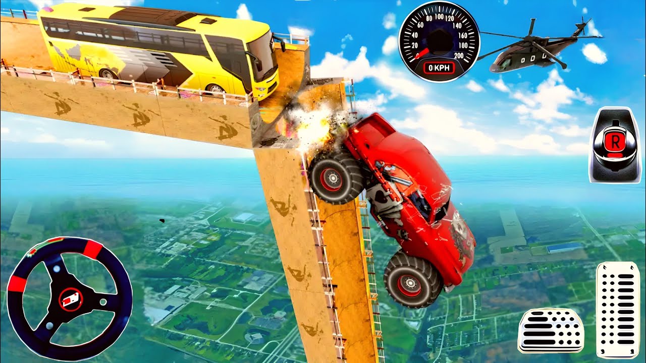 Impossible Vertical Mega Ramps - Bus Stunt Simulator 3D - Android ...