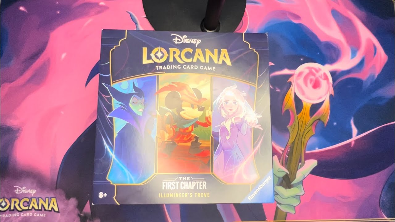 Disney Lorcana Unboxing - The First Chapter Illumineers Trove