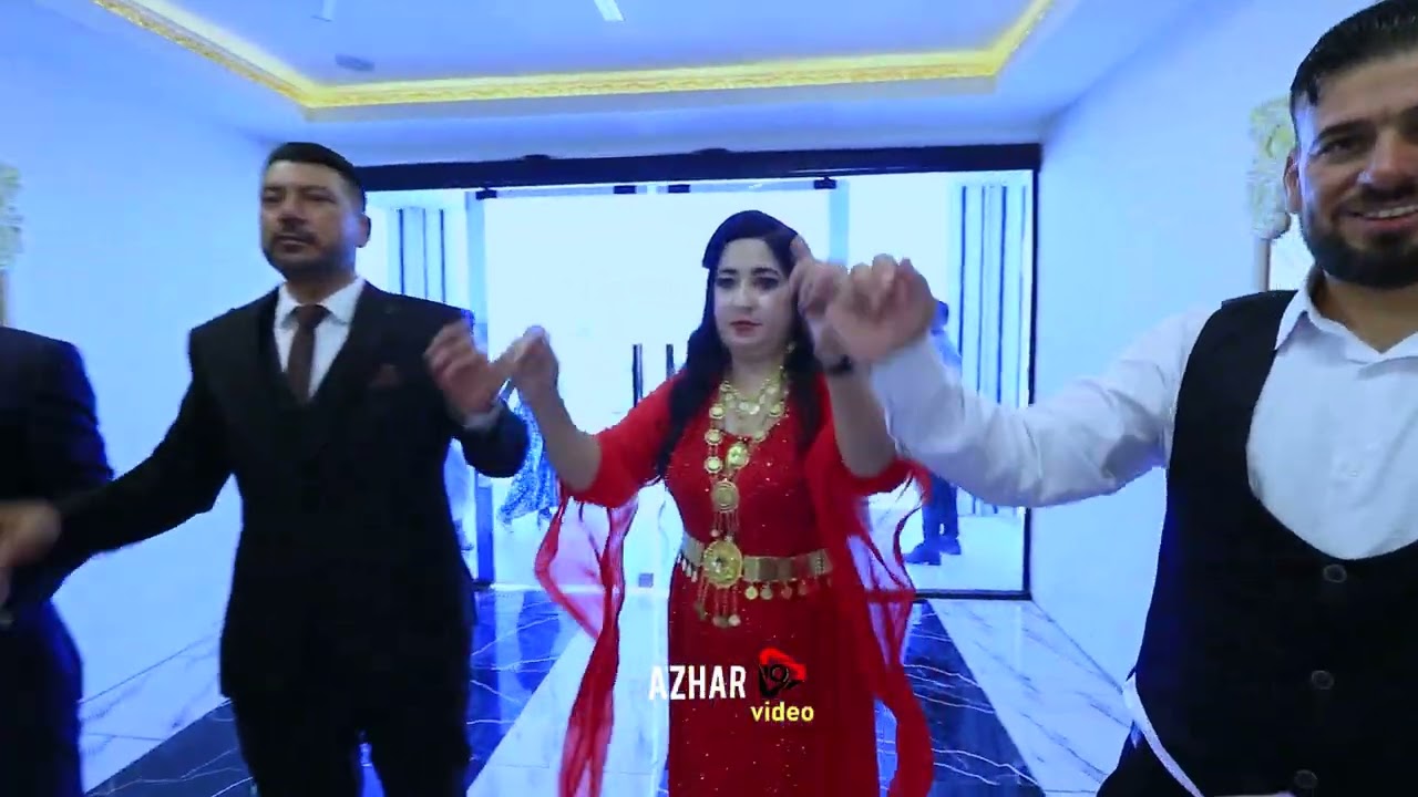 شاكر حلو - حفلة زفاف زيدان و ايناس - جزء 1 - ازهار فيديو 07501421202