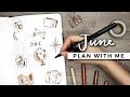 PLAN WITH ME | June 2018 Bullet Journal Setup