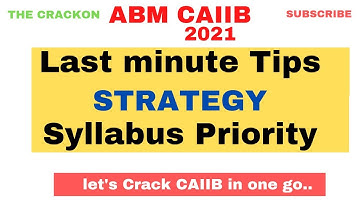 Last Minute Tips for ABM ||Strategy & Important topics to cover(don