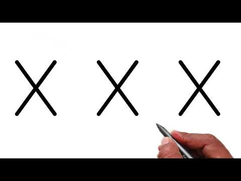How to Create an Amazing Drawing from Letter X | Design Tutorial