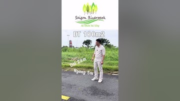 Đất nền Cần Giuộc Long An - Dự án Saigon Riverpark Cần Giuộc - Lô 5x20m sổ hồng đầy đủ giá 2,7 tỷ