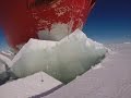 Icebreaking in Antarctica. Amazing GOPRO footage