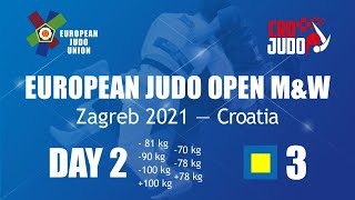 Day 2 - Tatami 3: European Judo Open Zagreb 2021