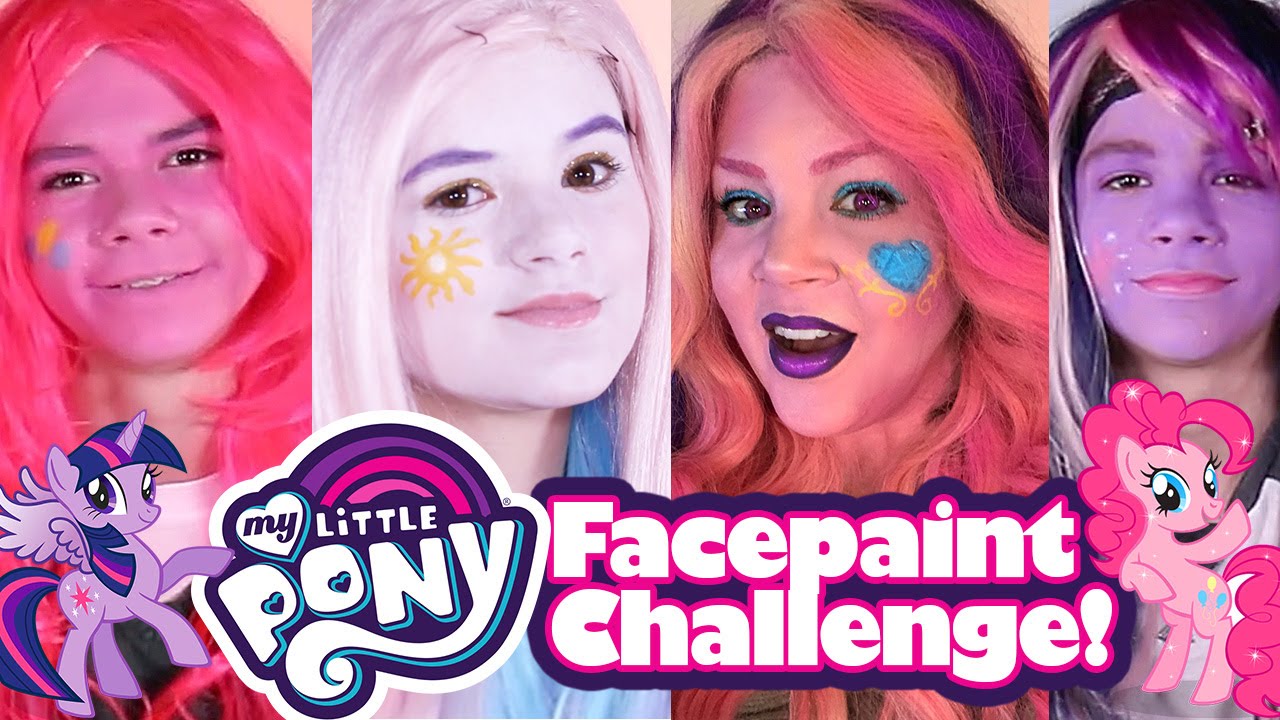 My Little Pony Face Paint Challenge