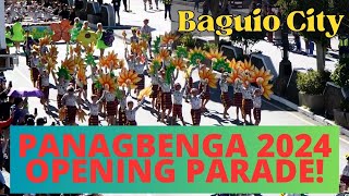 Panagbenga 2024 Grand Opening Day Parade | Session Road, Baguio City