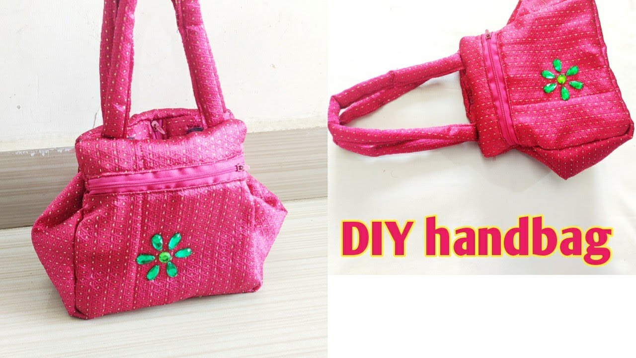 अपने हाथों से बनाएं स्टाइलिश हैंडबैग | How to make stylish Handbag - YouTube