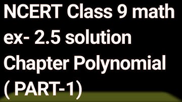 ex-2.5 class 9th maths (Part - 1) Polynomial, by Manjeet Verma (Manjeet maths)