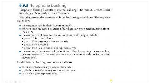 6.9 banking Systems