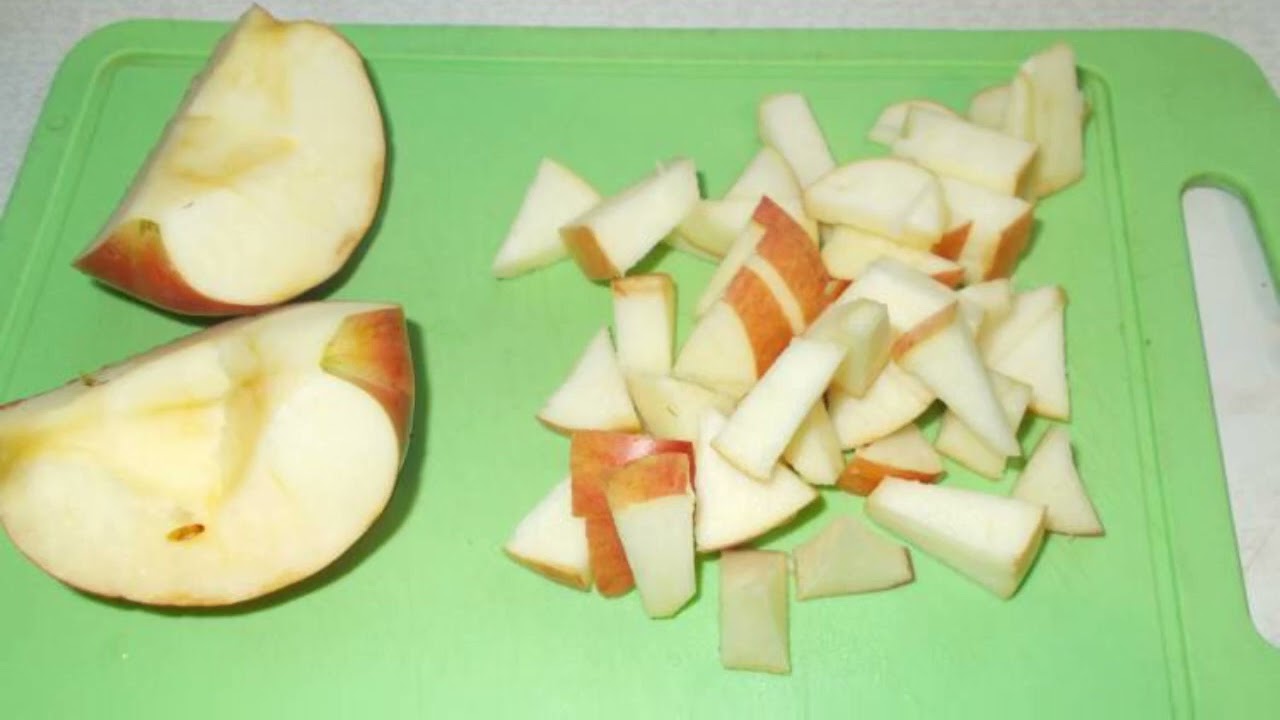 Rice porridge with caramelized apples
