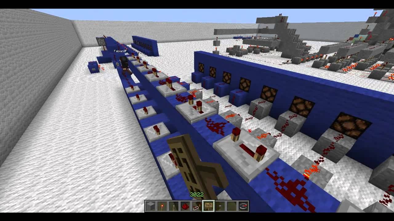 Minecraft Knight Rider Minecraft tutorial: Knight Rider Lights - YouTube
