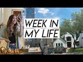 WEEK IN MY LIFE | looking at a house, date night, unboxing packages, productive and happy week!