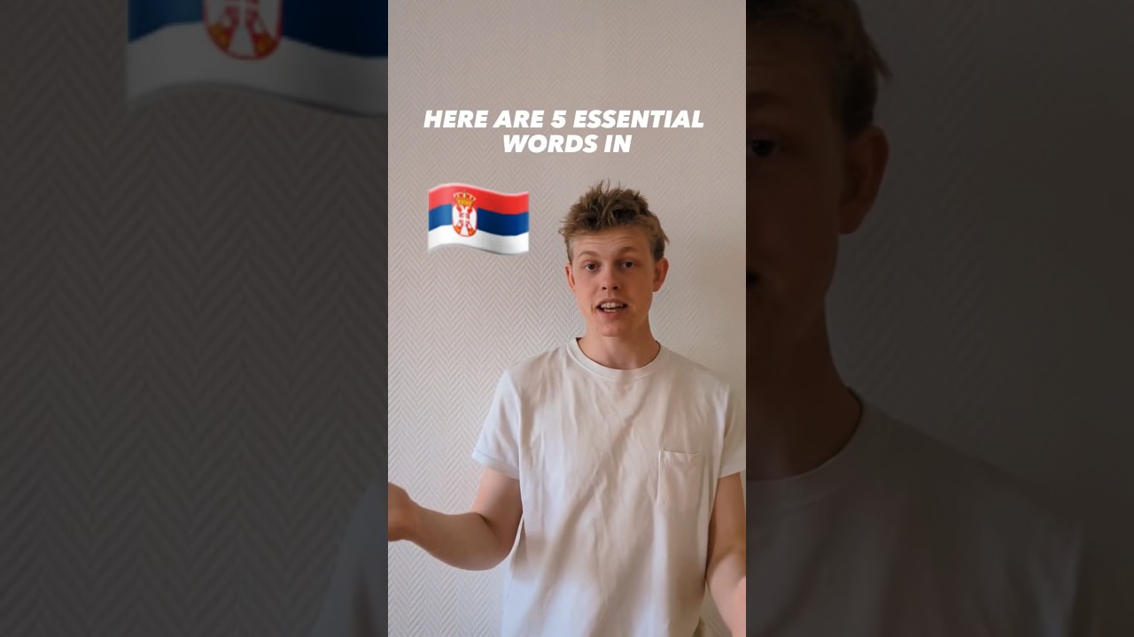 Learn 5 Essential Serbian Words shorts language srbija serbia Learn 5 Essential Serbian Words shorts language srbija serbia